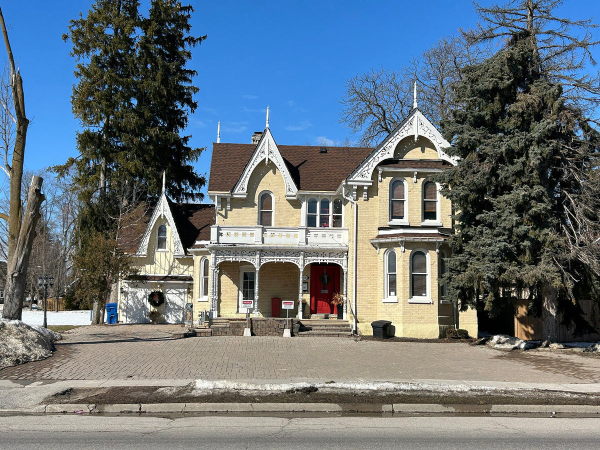 Victorian house on Main Street in Stouffville, Ontario