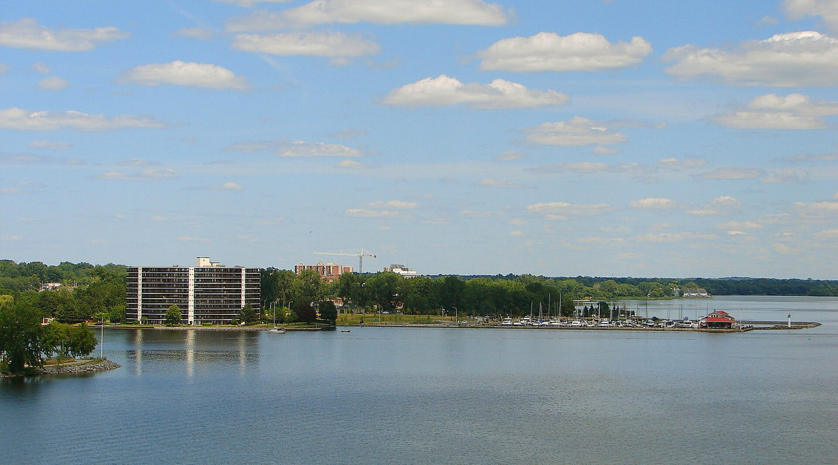Belleville waterfront on the Bay of Quinte