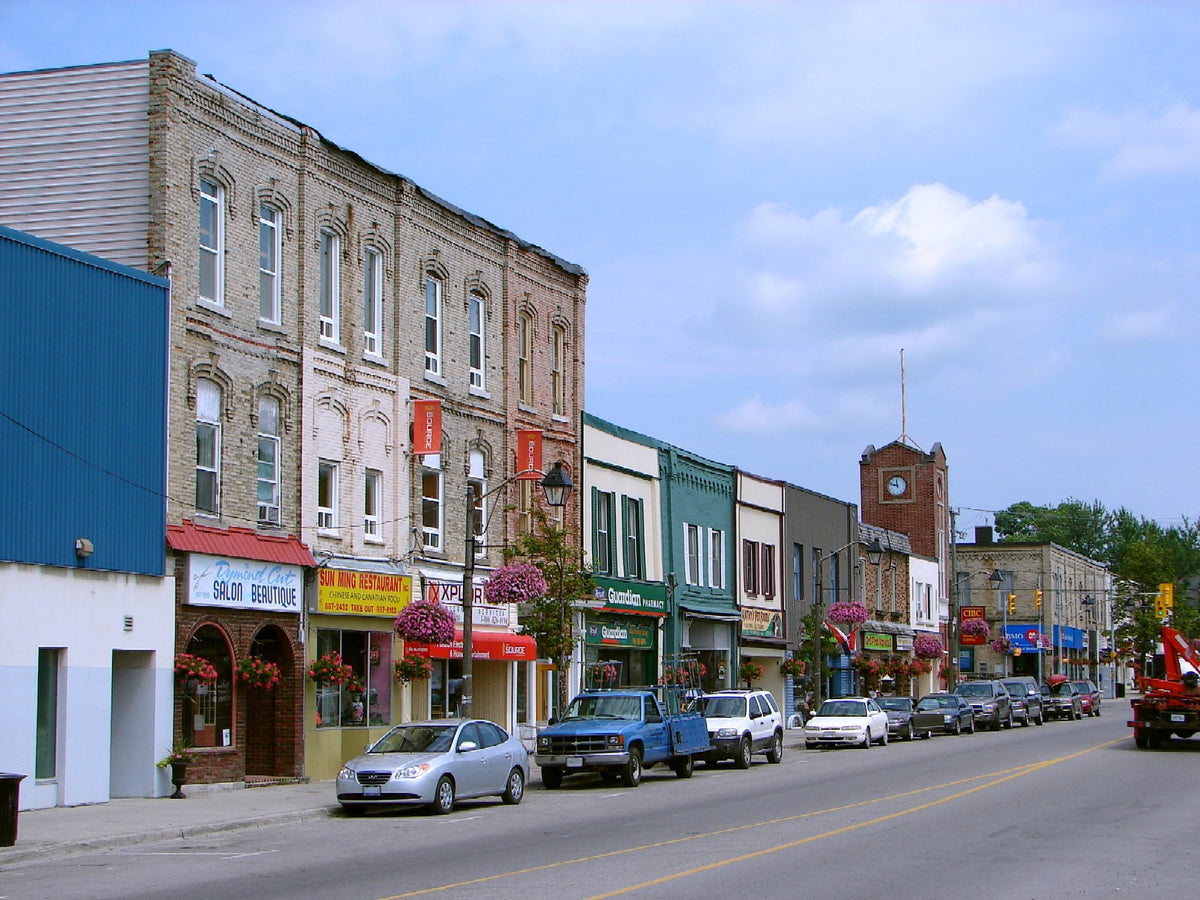 Main street in Fenelon Falls, Ontario