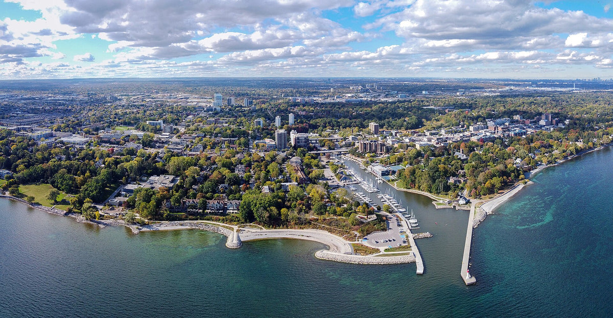 Aerial view of Oakville, Ontario